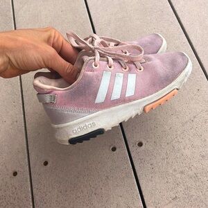 Toddler girl adidas tennis shoes pink size 10
